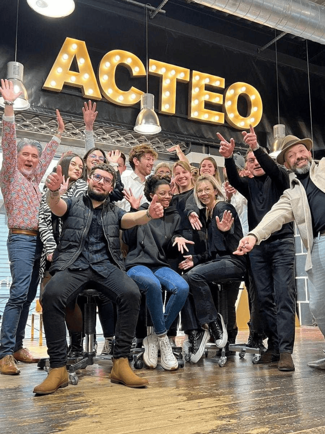 Equipe lors d'une formation coiffure à Angers